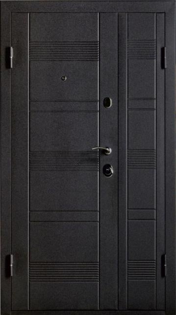 Вхідні двері для вулиці БЦ Горизонт метал/МДФ 1200х2050 мм (25491)