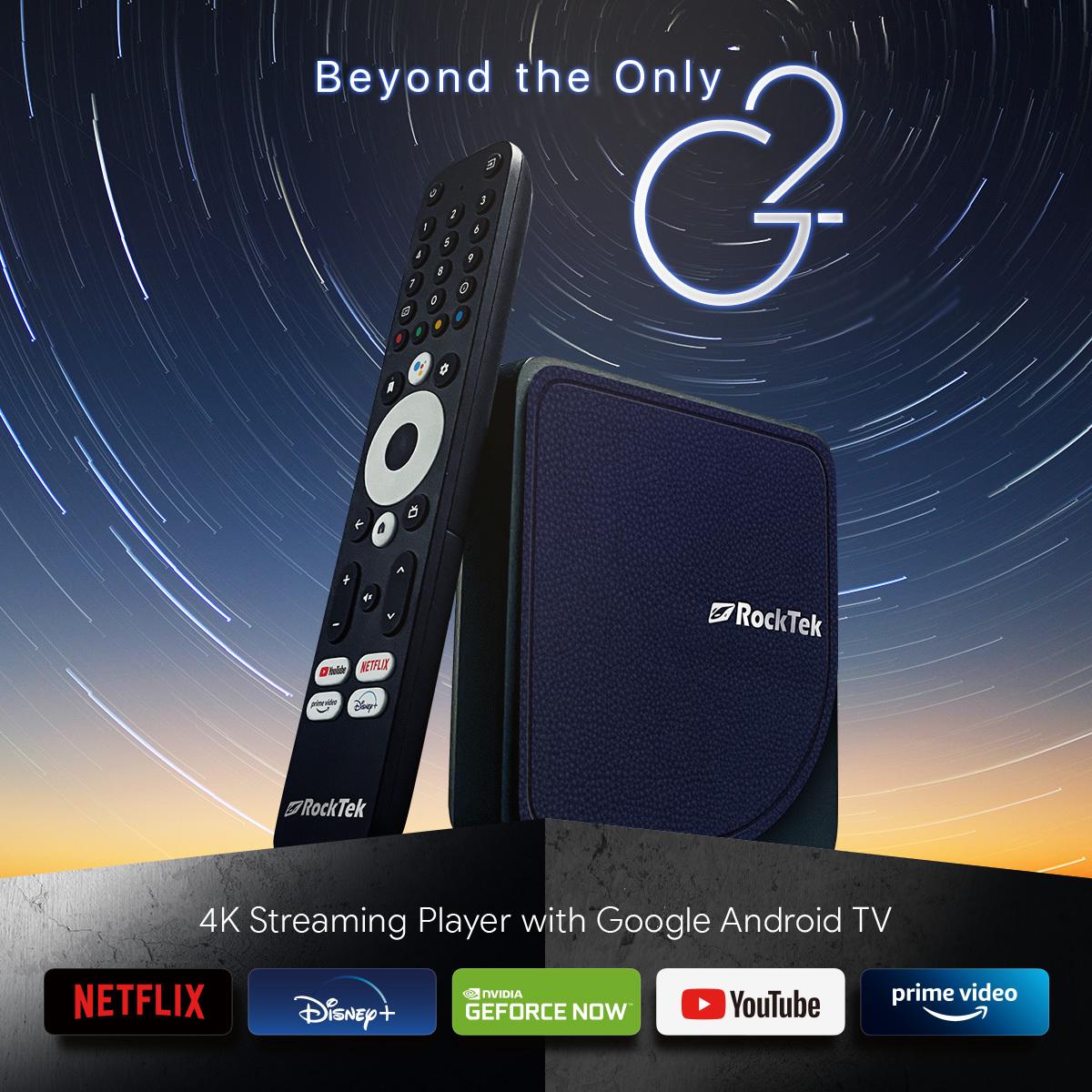 Смарт ТВ приставка RockTek G2 4/64 Gb Android TV 12 (775) - фото 3