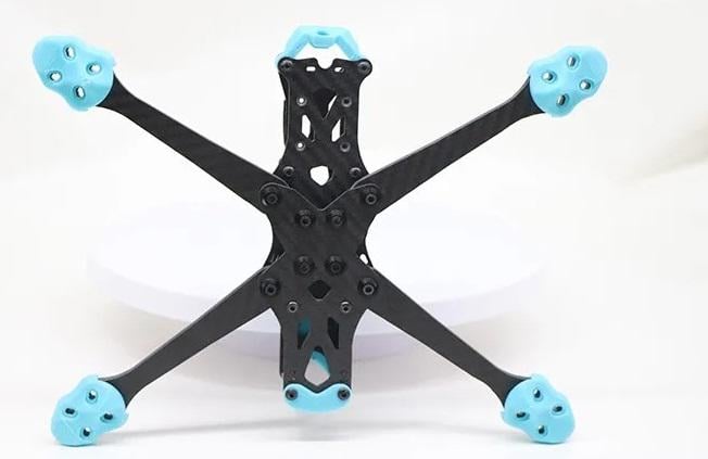 Рама 7" APEX HD 295 мм карбоновая с принтами для FPV дронов HSKRC 174 г (00-00022954)