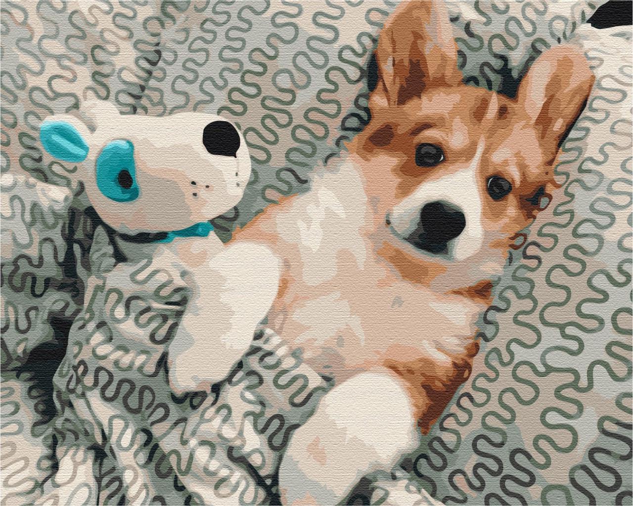 Картина по номерам Brushme BS51762 В сон с любимцем 40х50 см (1769825031) Картина по номерам Brushme BS51762 В сон с любимцем 40х50 см (1769825031)