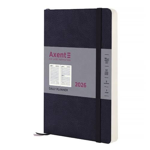 Щоденник датований 2026 Axent Partner Soft Skin A5 Синій (8810-26-02-A) Щоденник датований 2026 Axent Partner Soft Skin A5 Синій (8810-26-02-A)