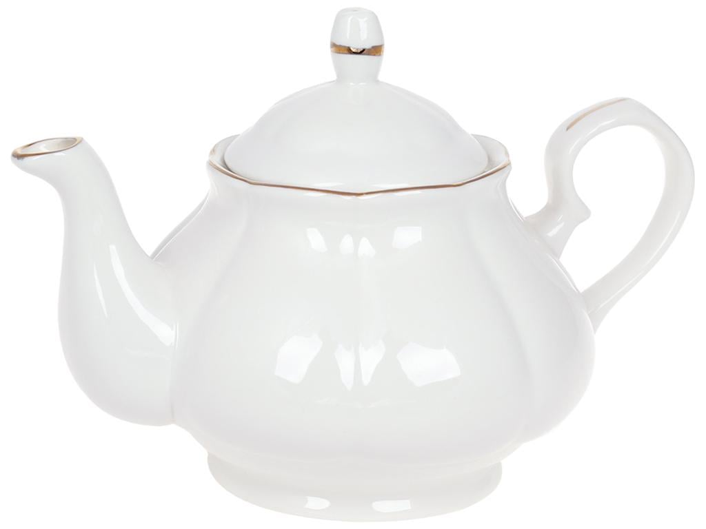 Чайник заварочный Вивьен с кантом 900 мл Золотой (BDI-993-413)