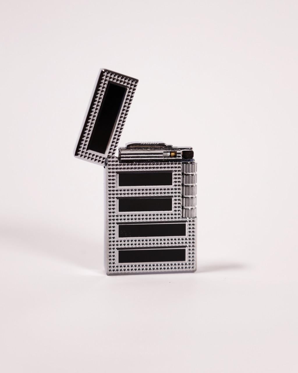 Зажигалка кремниевая газовая LB Silver Black (2597101698)