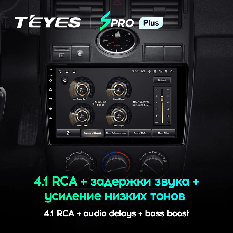 Автомагнитола штатная Teyes SPRO Plus для LADA Priora I 1 2007-2013 Android SPRO PLUS 3+32G Wi-Fi/4G вариант F2 (1702084413) - фото 5