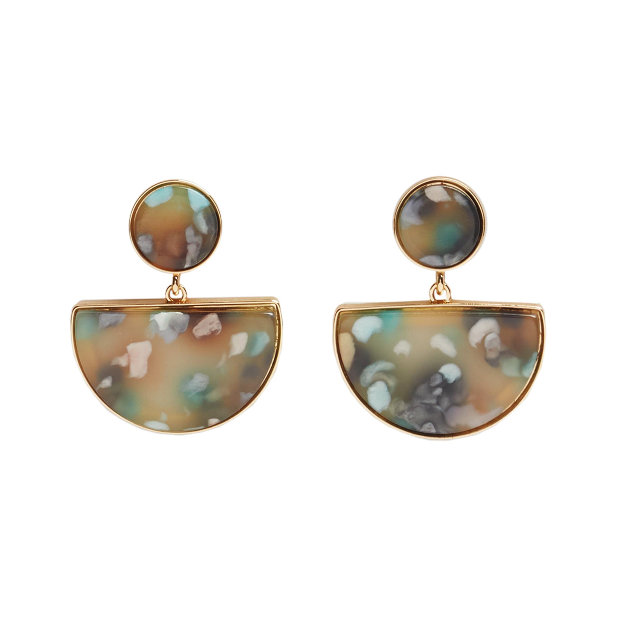 Женская серьги Parfois 191070 ONE Бежевый