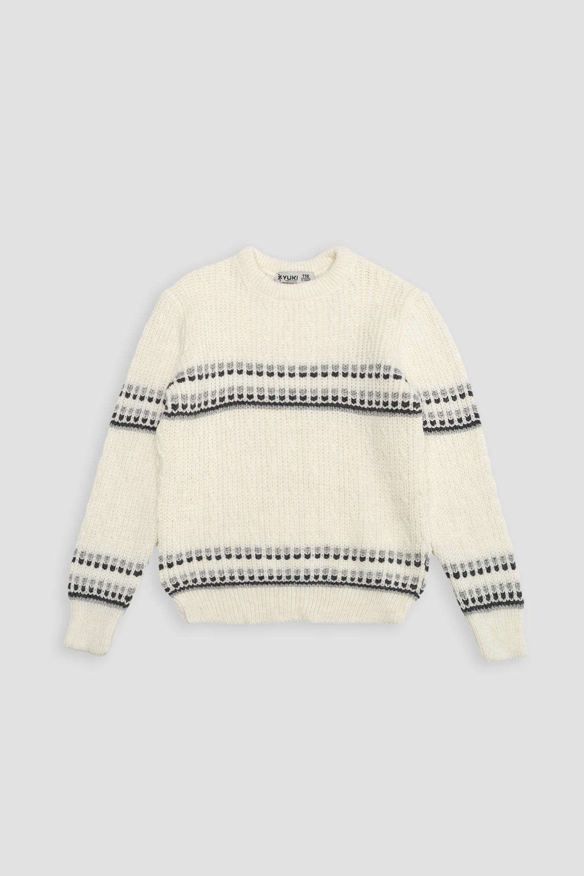 Джемпер для мальчика 128 см Молочный (SKT001011494)