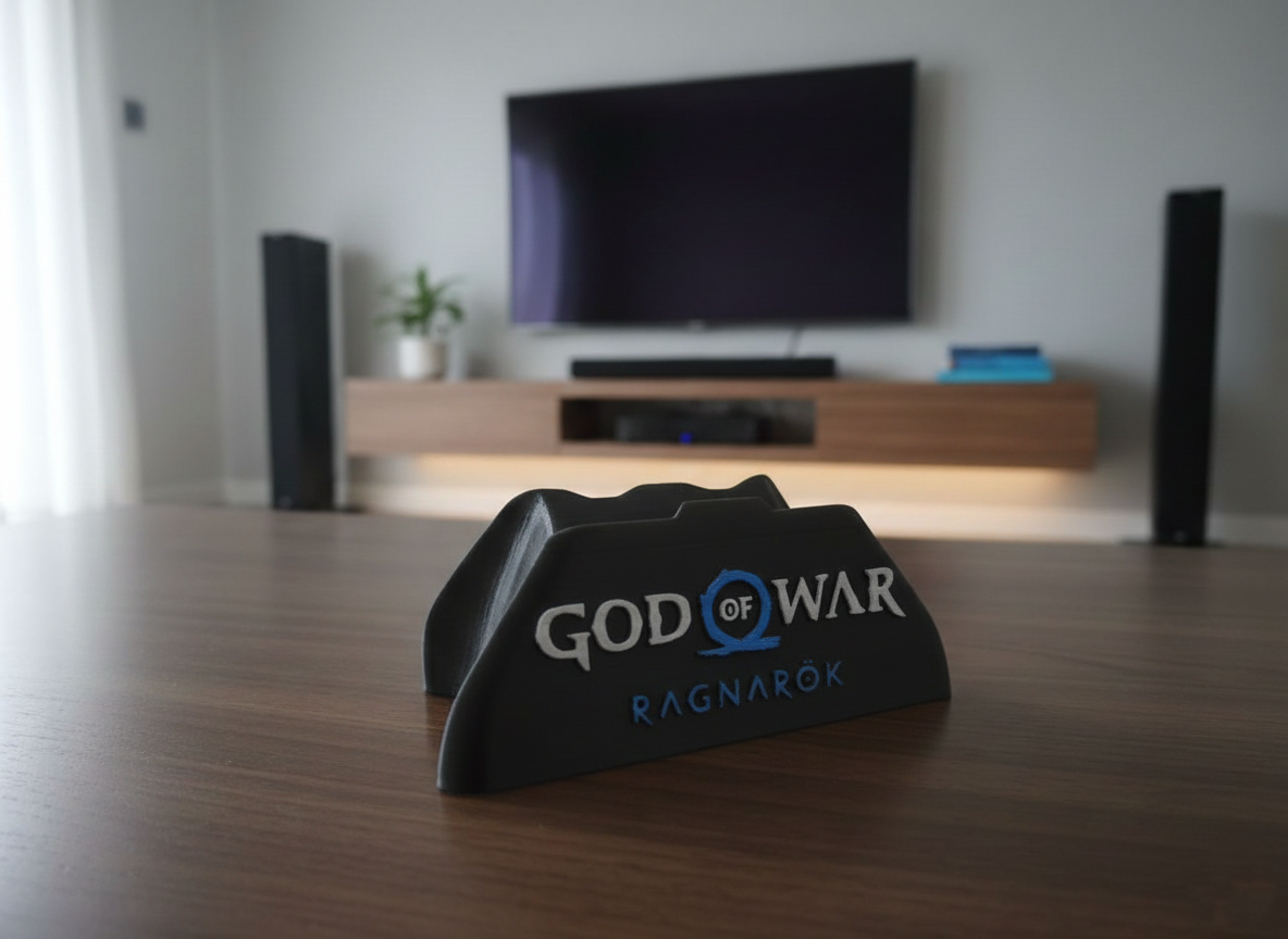 Подставка для DualSense PlayStation 5 God of War Ragnarok Черный (0030-1)