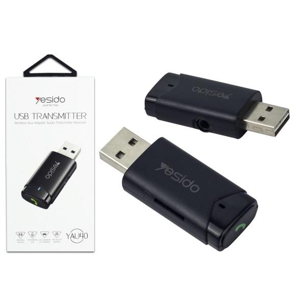 Модулятор Yesido YAU40 Bluetooth Audio USB Transmitter (18167399) - фото 2