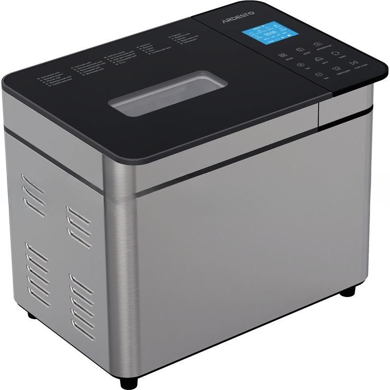 Хлебопечка прямоугольная Ardesto 650 Вт 24 программы 500-100 г Серебристый (BM-A900BL)