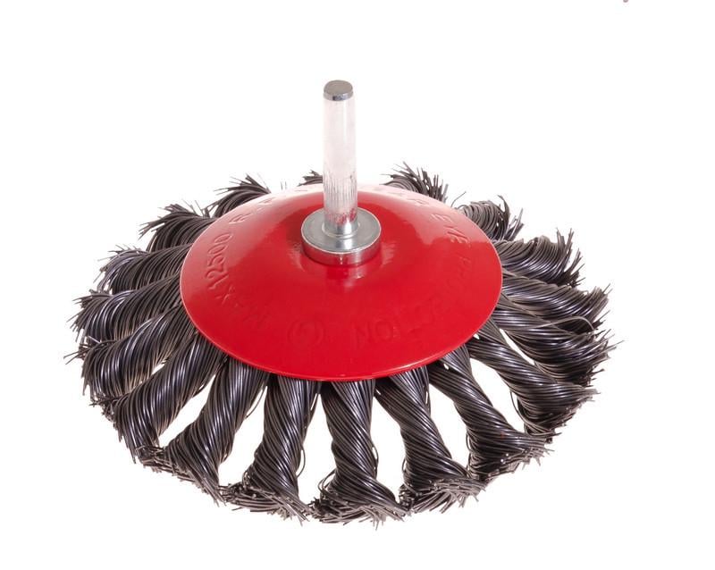 Щітка дискова Mastertool D100 зі стрижнем 1/4 (19-9310)