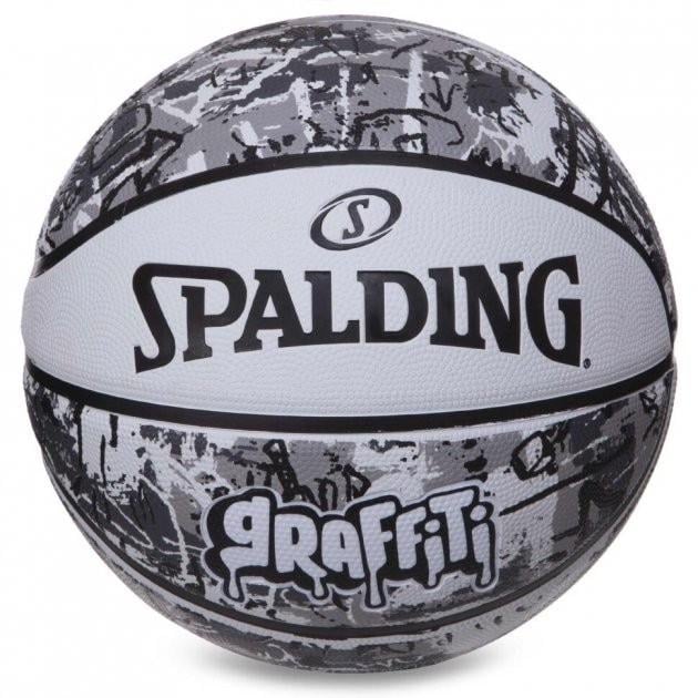 Мяч баскетбольный резиновый №7 SPALDING GRAFFITI Multicolor (84375Z)
