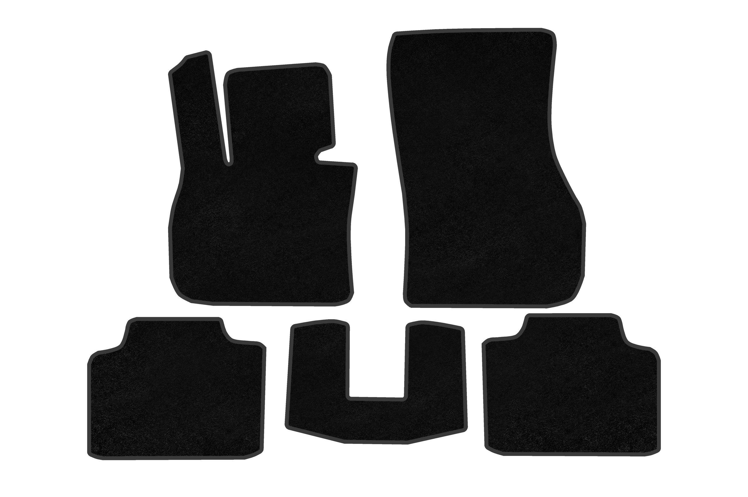 Коврики автомобильные текстильные Digital Designs Classic для BMW 2 серия Active Tourer U06 2021- гг. Черный (184746)