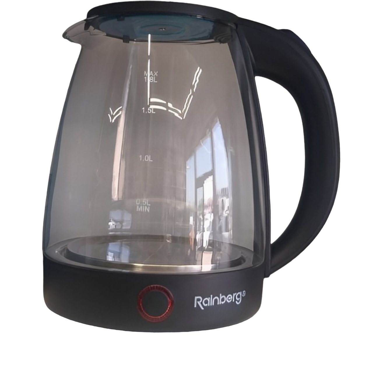 Электрочайник дисковый Rainberg RB-2240 стеклянный 2200W Электрочайник дисковый Rainberg RB-2240 стеклянный 2200W