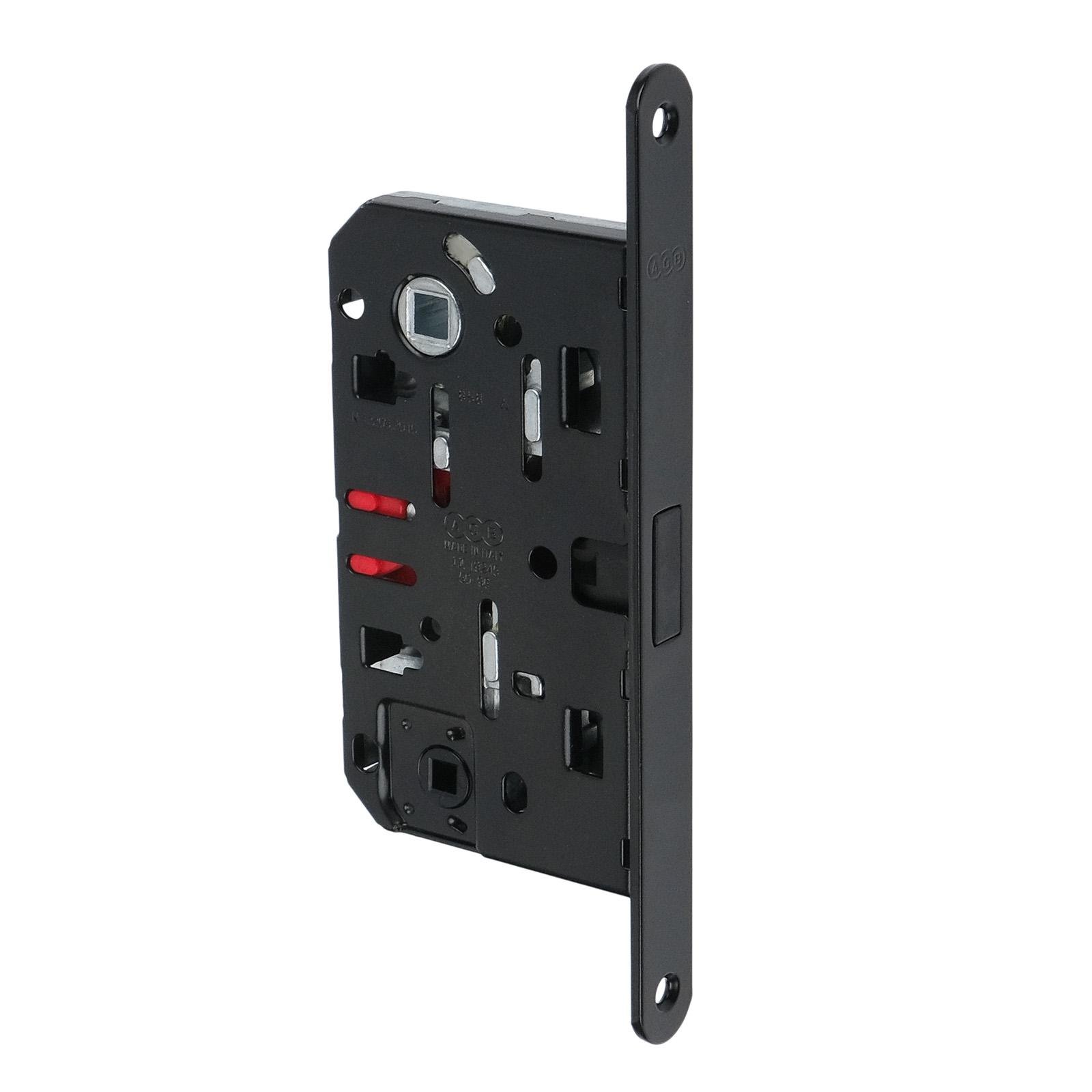 Замок врезной магнитный WC AGB Mediana Polaris XT 96/50 мм Черный (B06102.50.93) - фото 1 Замок врезной магнитный WC AGB Mediana Polaris XT 96/50 мм Черный (B06102.50.93) - фото 1