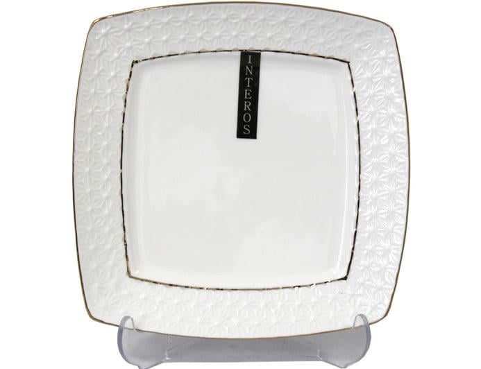 Тарелка Снежная королева фарфор 18 см Белый (222817-А)