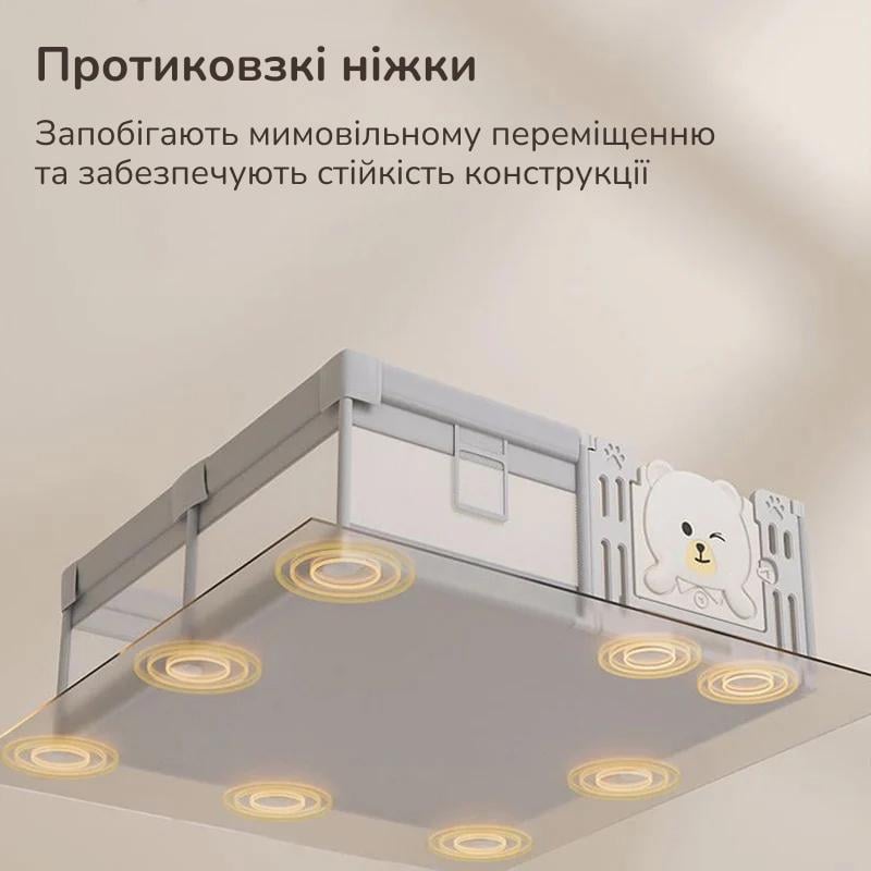 Манеж Lumpurini Tindario с пластиковой дверью и мешочком для игрушек L (NEW01150) - фото 4 Манеж Lumpurini Tindario с пластиковой дверью и мешочком для игрушек L (NEW01150) - фото 4