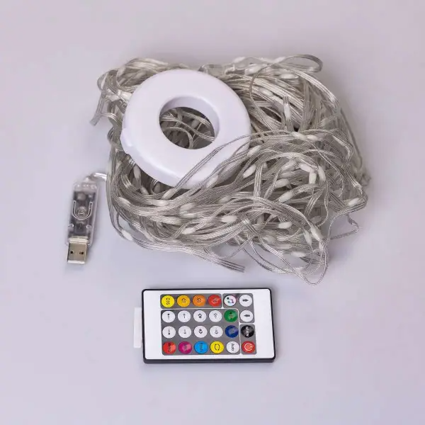 Смарт-гірлянда Smart 250 led Garlando Pro USB керування телефоном та пультом 10 ниток по 2,5 м Різнокольоровий (1733044W) - фото 13 Смарт-гірлянда Smart 250 led Garlando Pro USB керування телефоном та пультом 10 ниток по 2,5 м Різнокольоровий (1733044W) - фото 13