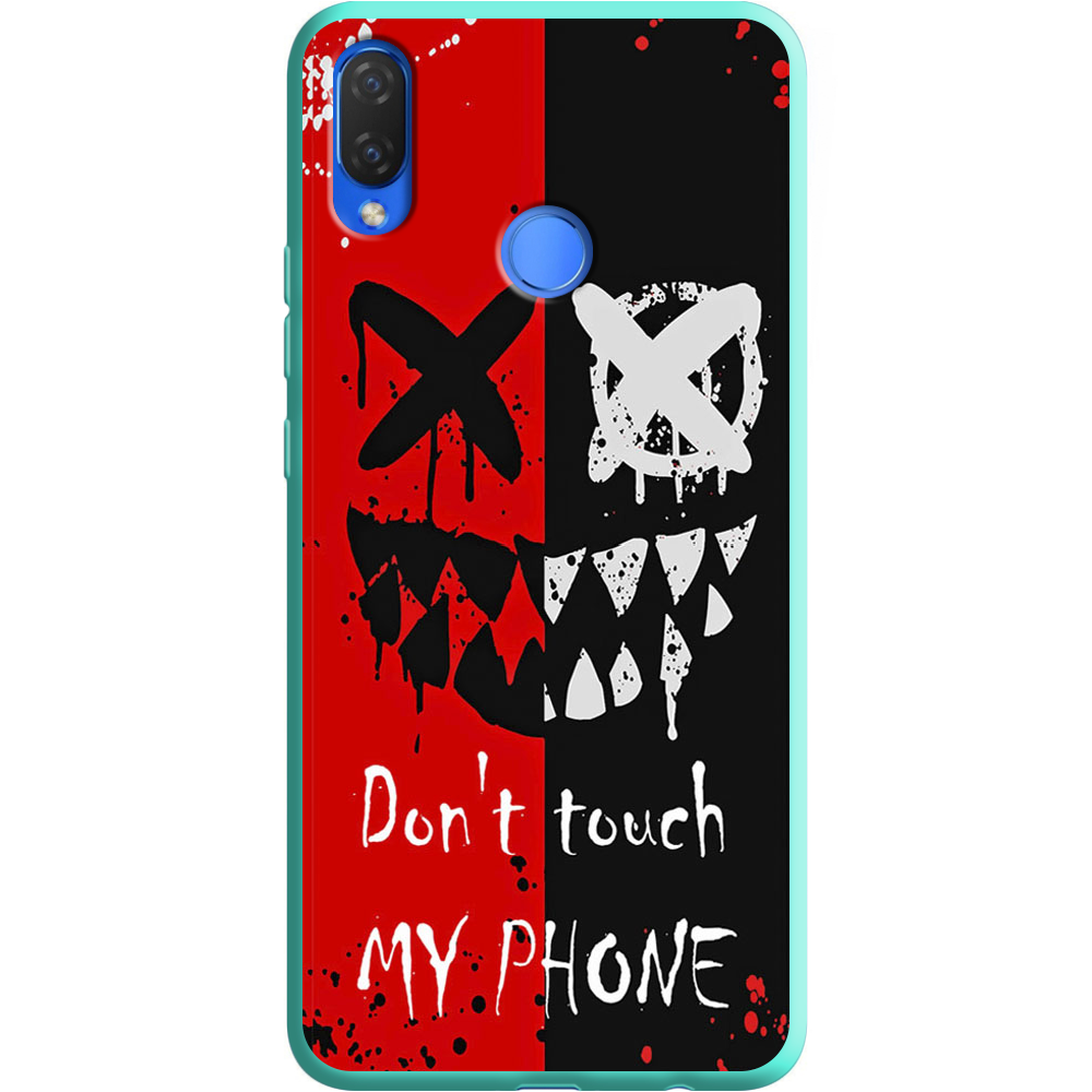 Чехол BoxFace Huawei P Smart Plus Bad Smile Мятный силикон (34912-up2468-36134)