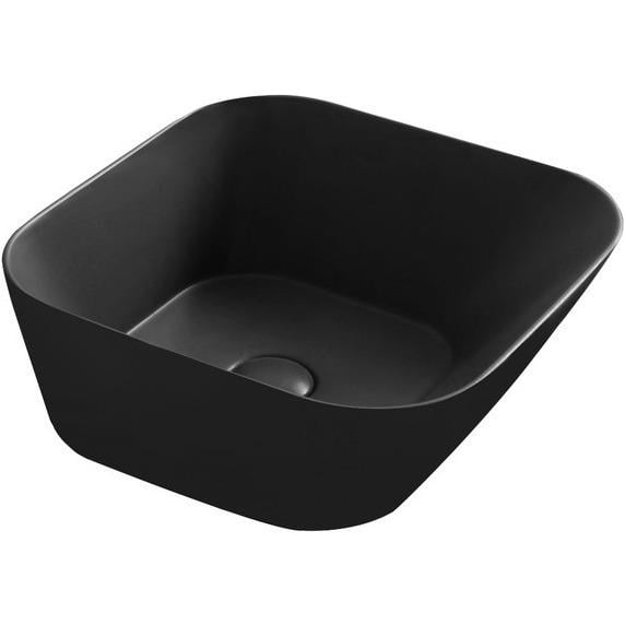 Раковина накладная Simas Wave 420x420 квадратная, черная матовая (WA03NM) Раковина накладная Simas Wave 420x420 квадратная, черная матовая (WA03NM)