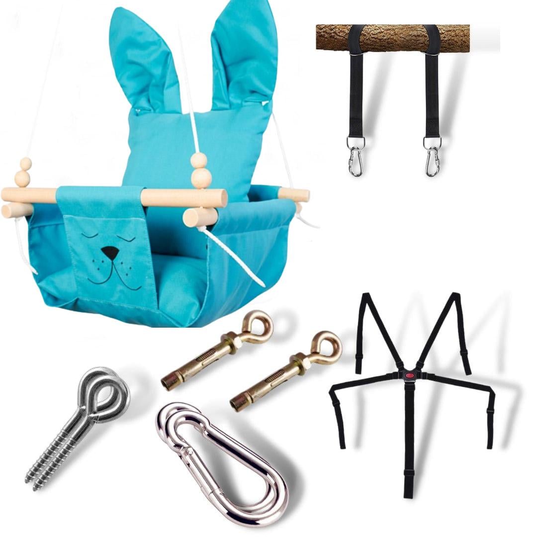 Детская качеля Infancy Ушастая Бирюзовый (9667463) Детская качеля Infancy Ушастая Бирюзовый (9667463)