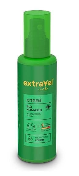 Засіб репелентний у формі спрею Extravel Classic 100 мл (2623749353)