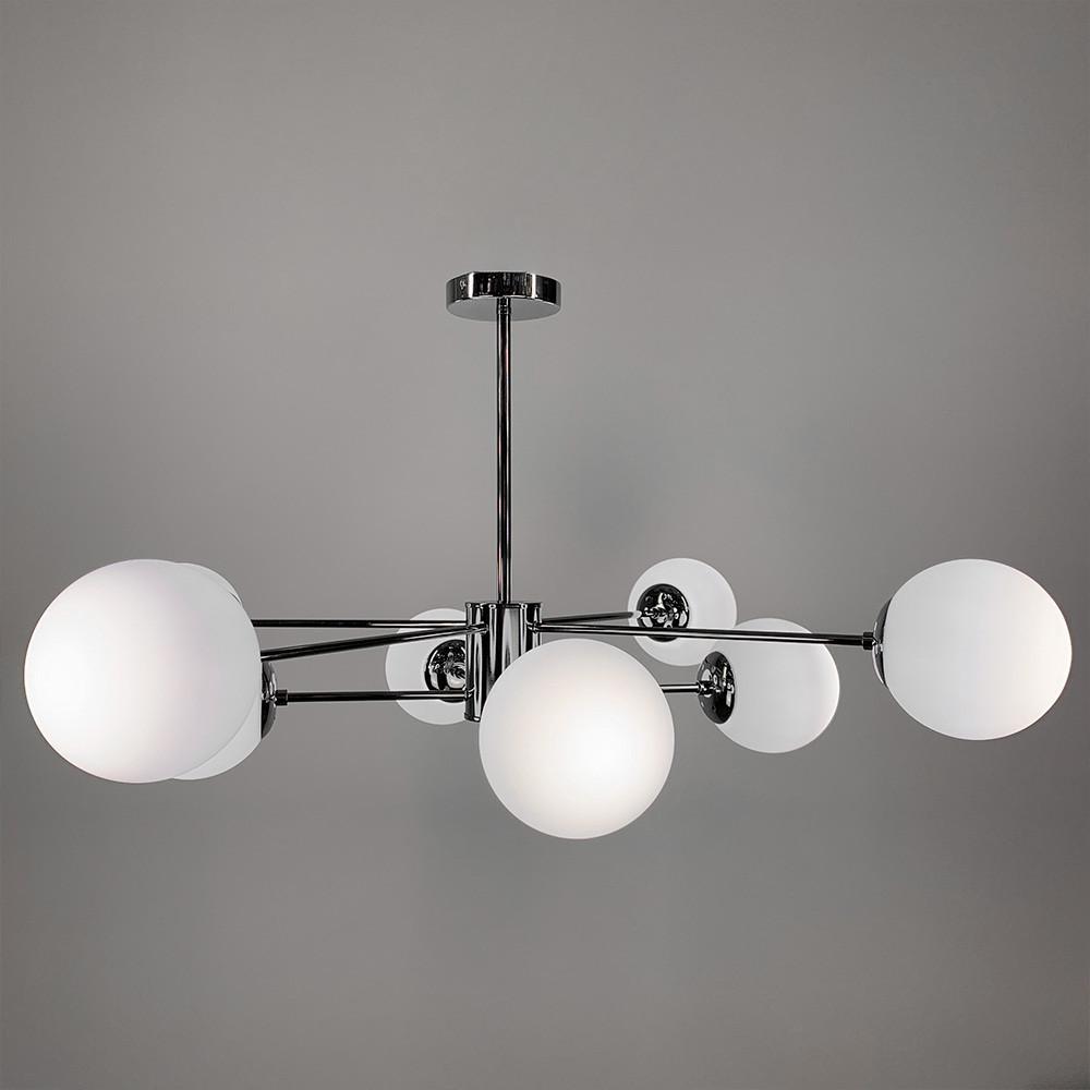 Люстра стельова Right Selection на 8 плафонів Срібний (CD 111/8 CH) - фото 4