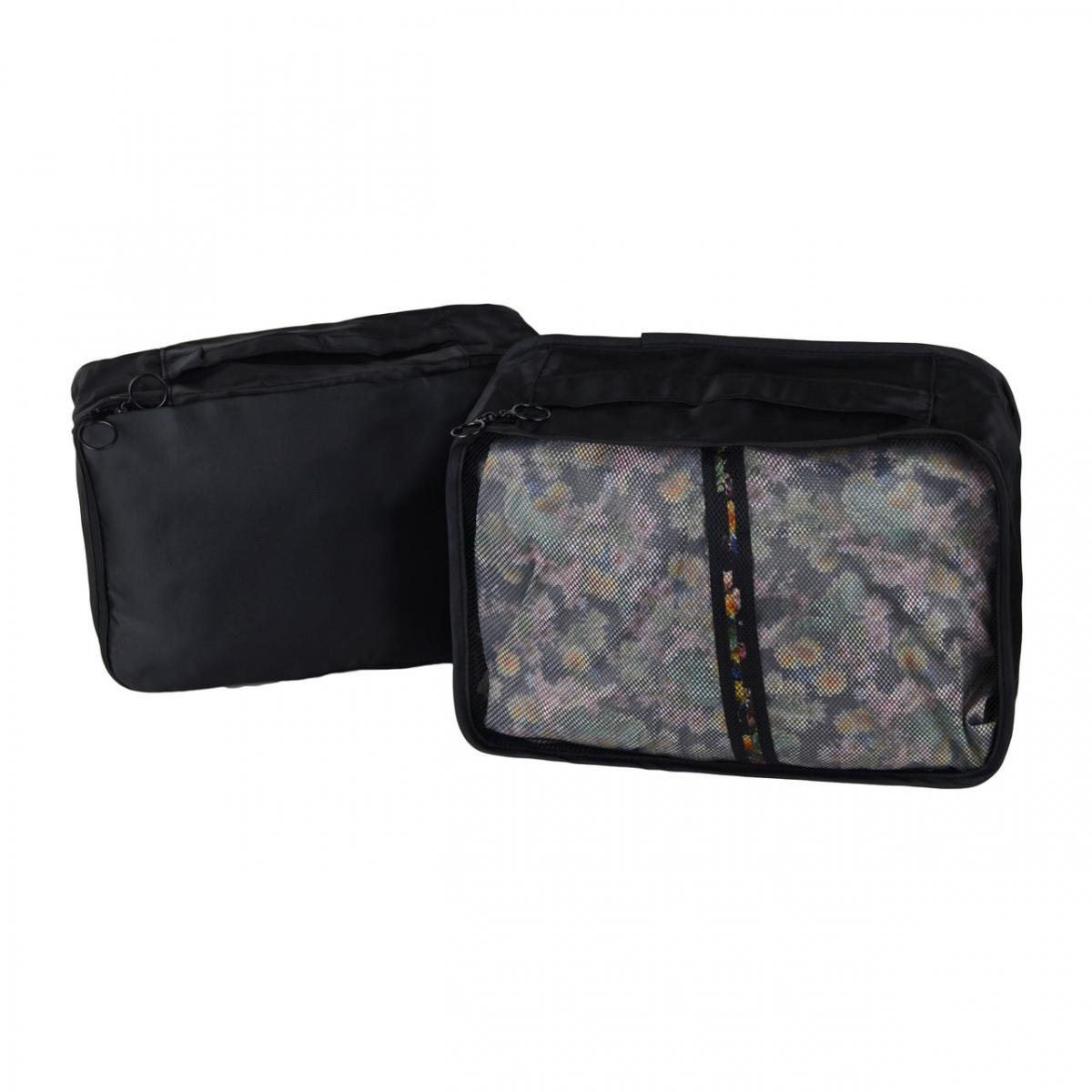 Набір дорожніх органайзерів 9в1 з нейлону для валізи та дому Чорний (КДО-40-62) - фото 7 Набір дорожніх органайзерів 9в1 з нейлону для валізи та дому Чорний (КДО-40-62) - фото 7