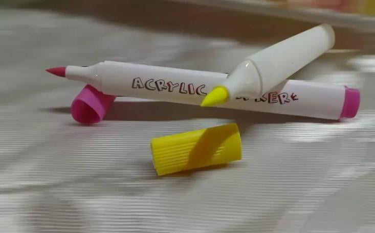 Маркеры акриловые пигментные Water Color Pen с кейсом 48 шт. (23818233) - фото 6