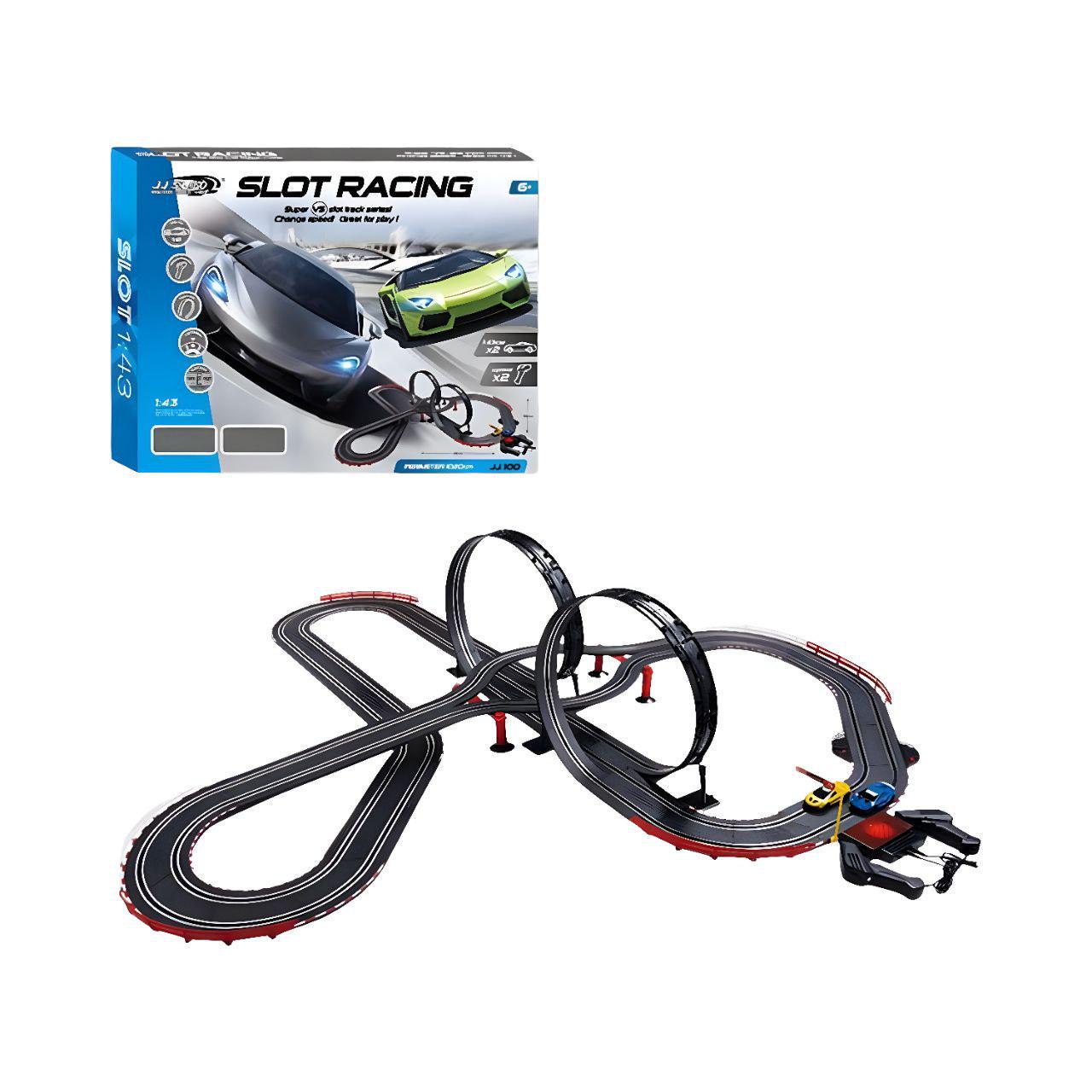 Автотрек JJ100-2 2 петли/трасса 1020 см/от сети 220V/в коробке (21774434) Автотрек JJ100-2 2 петли/трасса 1020 см/от сети 220V/в коробке (21774434)