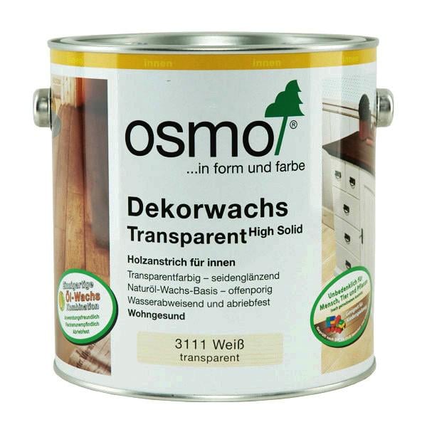 Масло цветное Osmo Dekorwachs с твердым воском для деревянных поверхностей 2,5 л Белый (3111) - фото 1 Масло цветное Osmo Dekorwachs с твердым воском для деревянных поверхностей 2,5 л Белый (3111) - фото 1