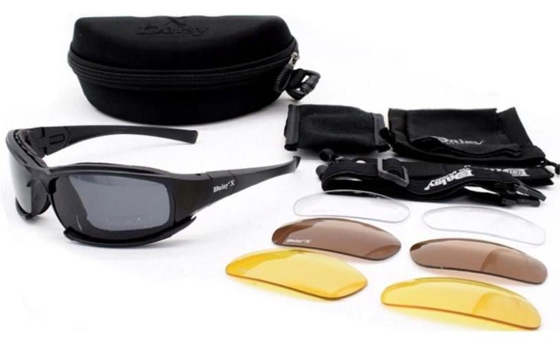 Окуляри захисні Daisy Black зі змінними лінзами (1872831545)