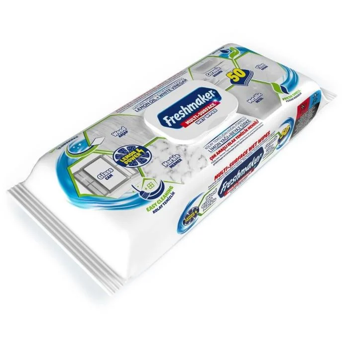Салфетки влажные Freshmaker для универсальной уборки 50 шт. (26453114)