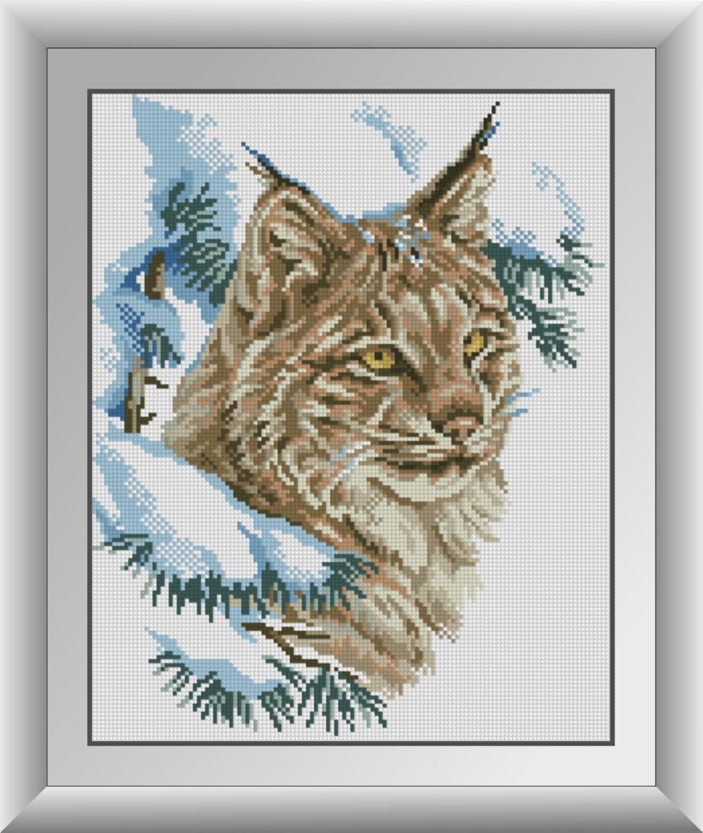 Алмазная мозаика Dream Art Рысь 32x40 см (DA.30138)
