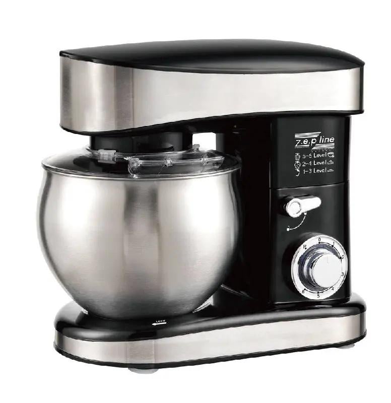 Миксер-тестомес планетарный ZepLine ZP-137 3500 Вт 7 л Черный (24178464) - фото 1