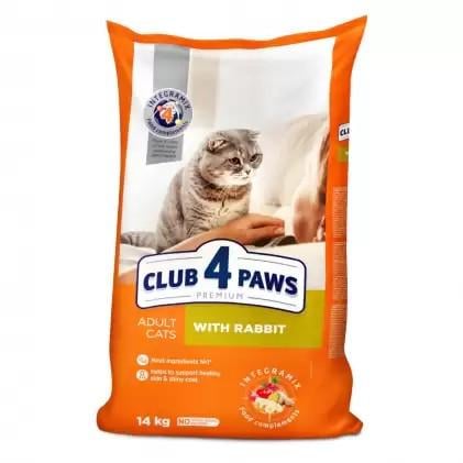 Сухий корм Club 4 Paws з кроликом для котів 14 кг