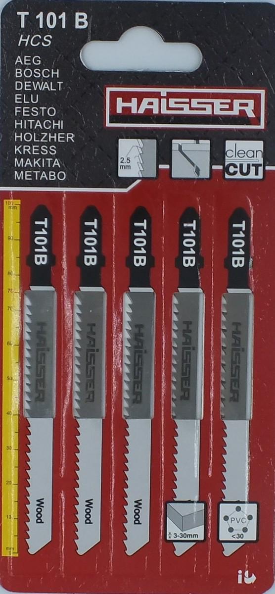 Полотно пильное Haisser T101B 75 мм н-р 5 шт. R (16566)