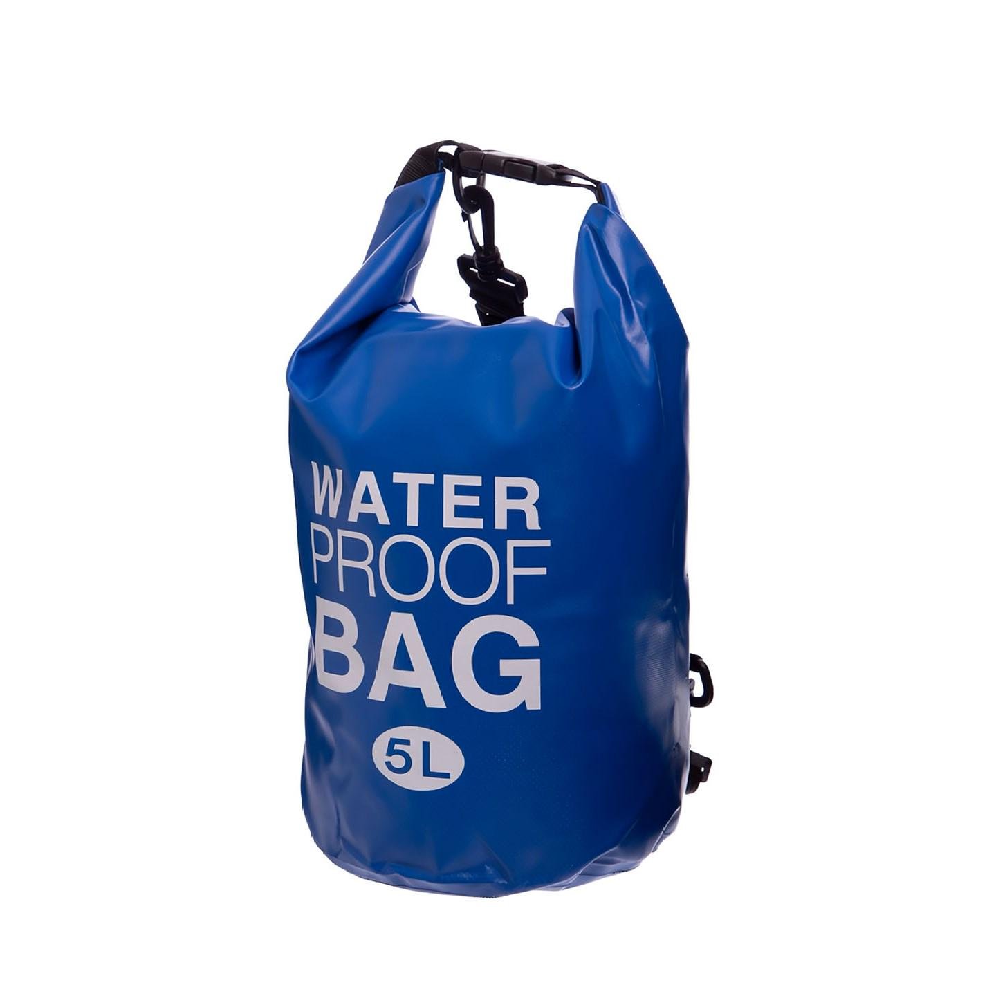 Гермомешок туристический водонепроницаемый 5 л Синий (12864)