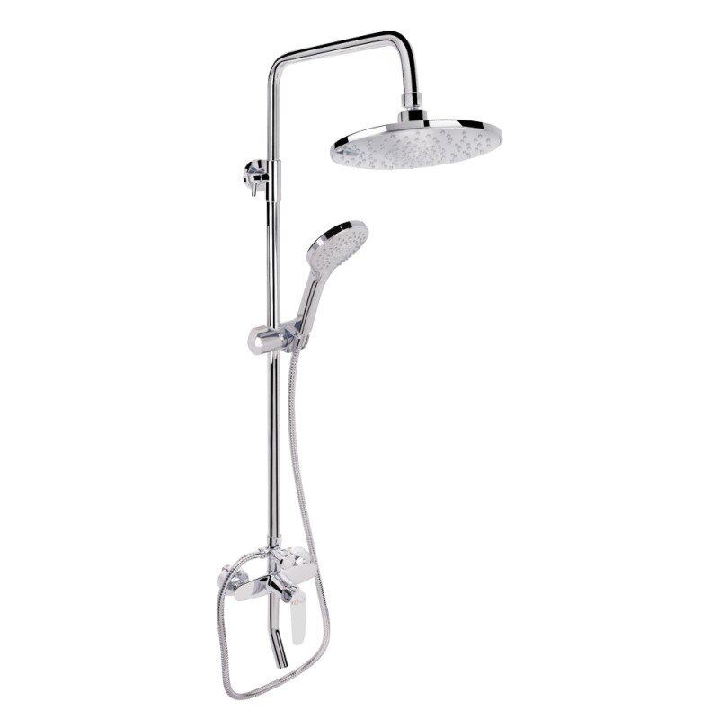 Душова система із змішувачем Q-tap CRM QT1006CRM Хром (60370)