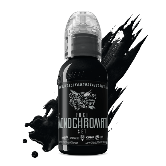 Тату краска World Famous Pochs Monochromatic 4B 30 мл