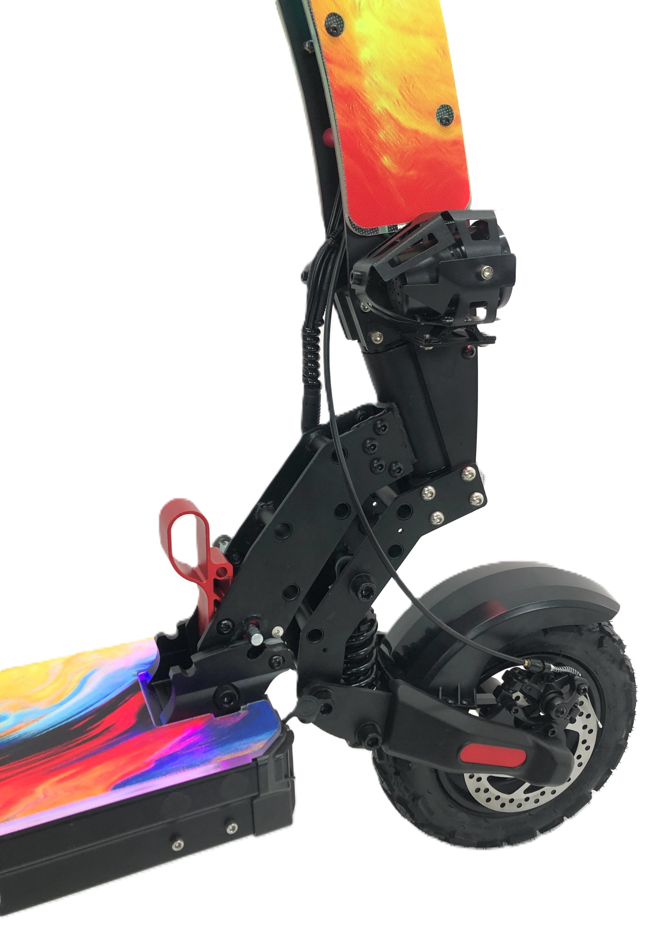 Електросамокат TESLA 24000 2000W 48V 24Ah с плавающей подсветкой - фото 4 Електросамокат TESLA 24000 2000W 48V 24Ah с плавающей подсветкой - фото 4