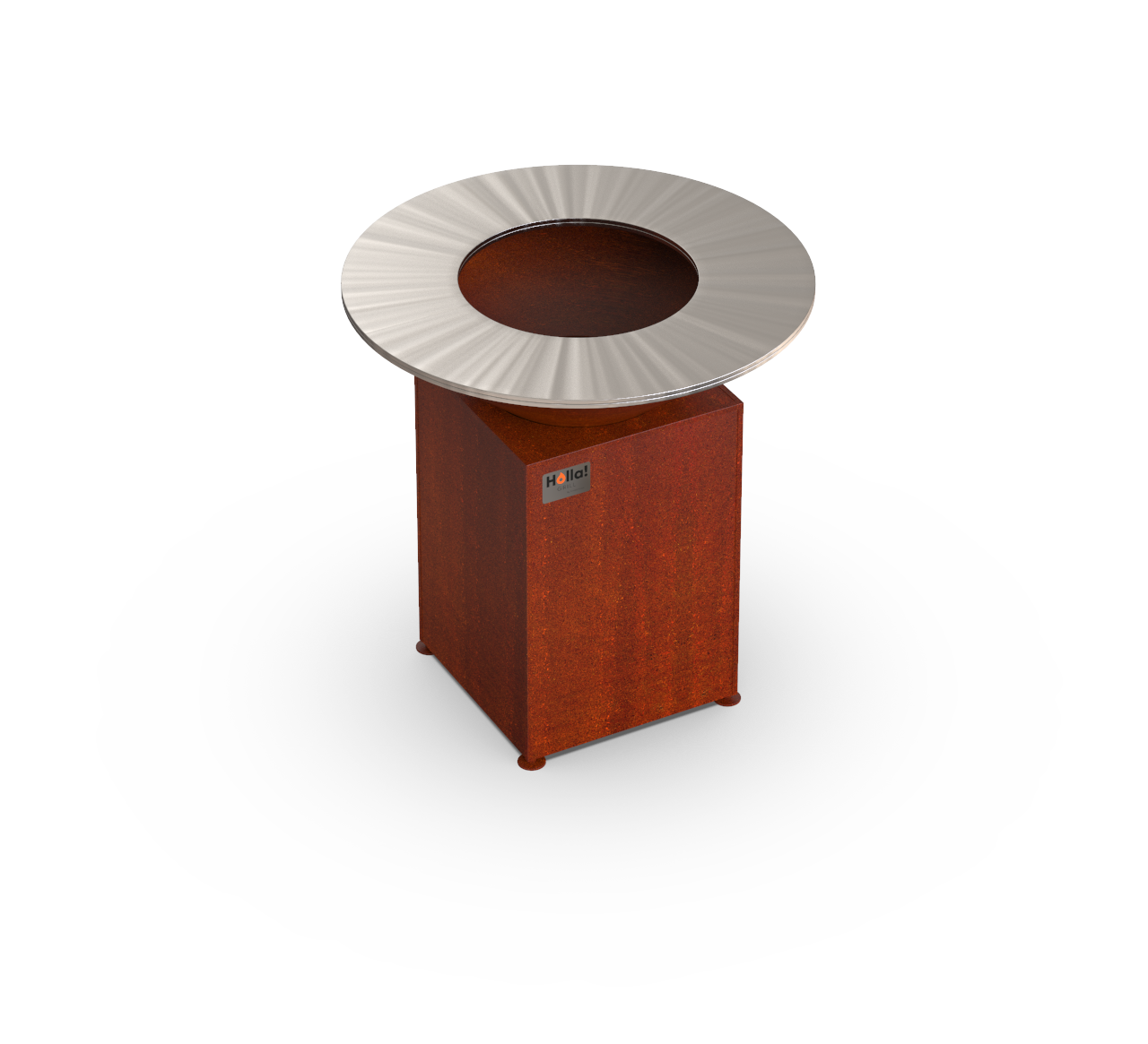 Гриль-мангал барбекю Smoke House Holla Grill Rust закрита тумба (600003) - фото 3 Гриль-мангал барбекю Smoke House Holla Grill Rust закрита тумба (600003) - фото 3