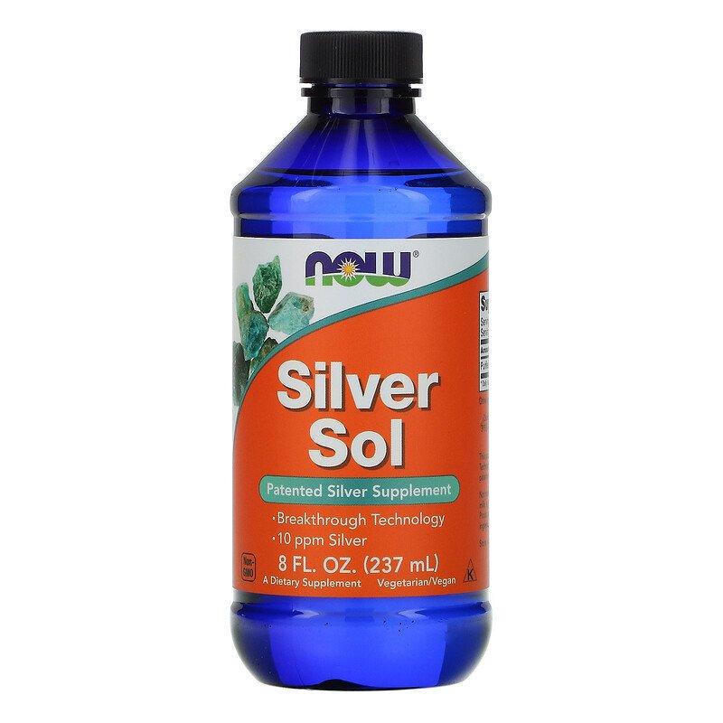 Серебряная вода Silver Sol Now Foods 237 мл