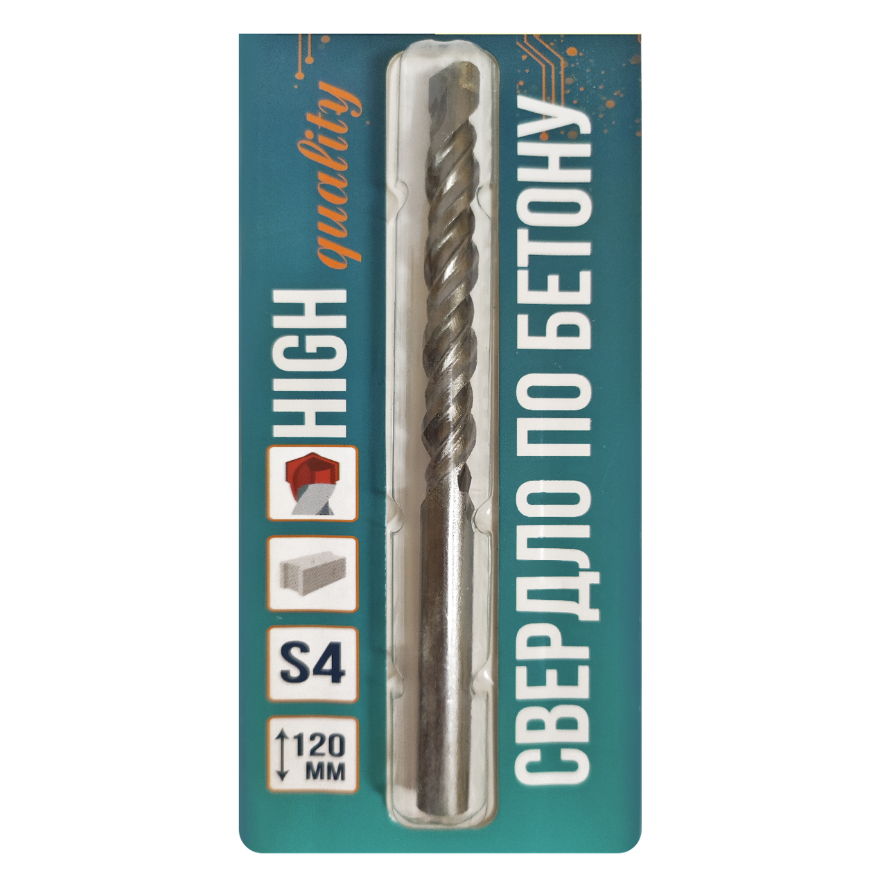 Свердло по бетону Blackstar S4 ВК8 наконечник з твердосплавної пластини 8х120 мм (51-12008) Свердло по бетону Blackstar S4 ВК8 наконечник з твердосплавної пластини 8х120 мм (51-12008)