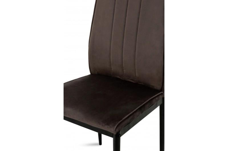 Кухонний стілець Мікс Меблі Rich велюр Брауні/Чорний - фото 7