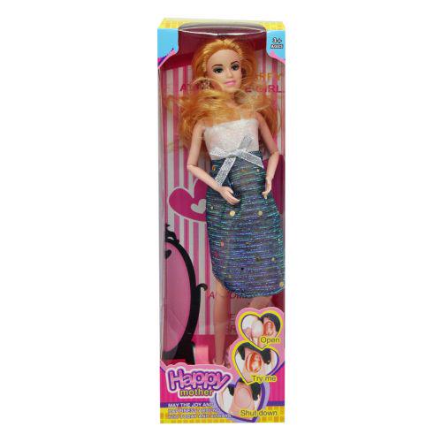 Кукла беременная Happy Mother Голубой (185120)