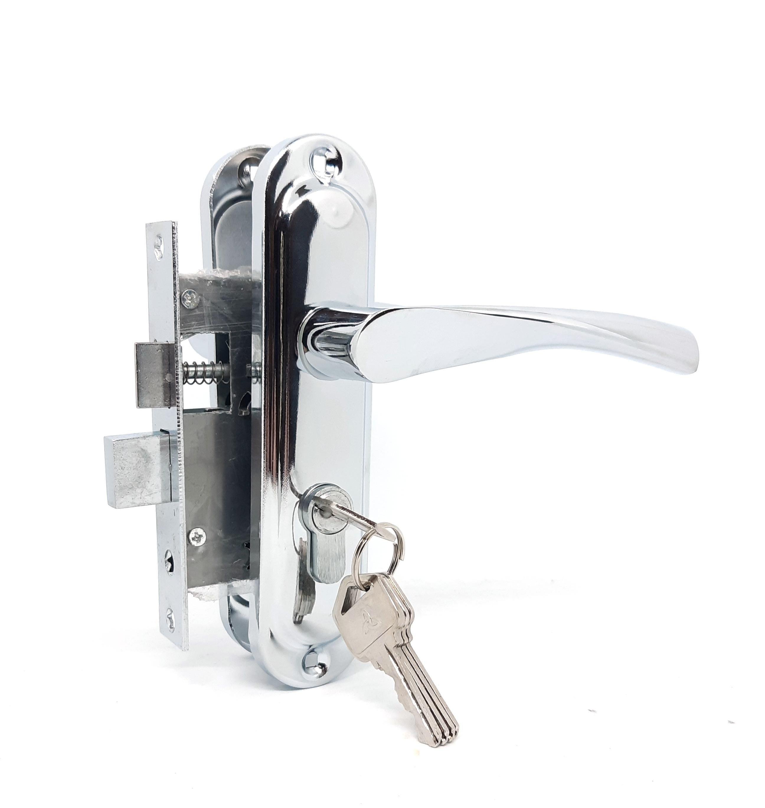 Комплект замка з ручкою CLASS 0823 Ni нікель та серцевиною 60мм (0823Ni/m60)