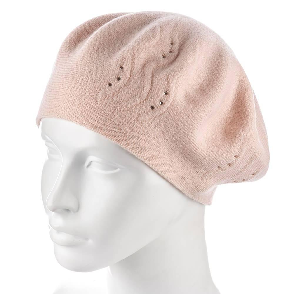 Берет женский Zolly ZH217 двойной Кремовый