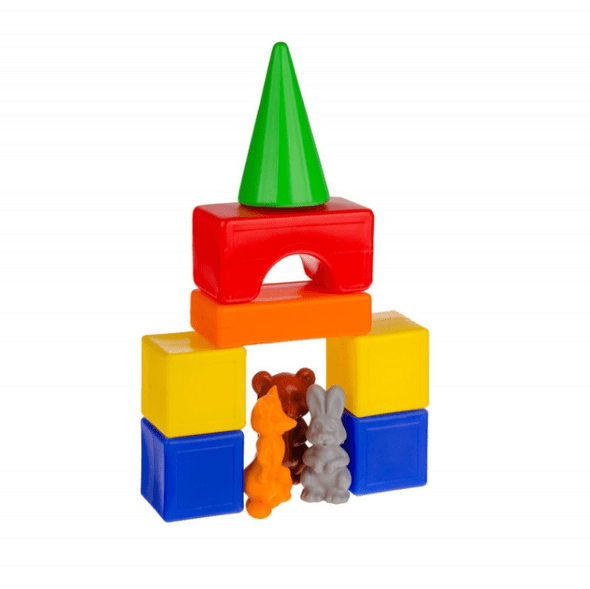 Конструктор Colorplast 1-064 Теремок №1 20 крупных деталей (44404)