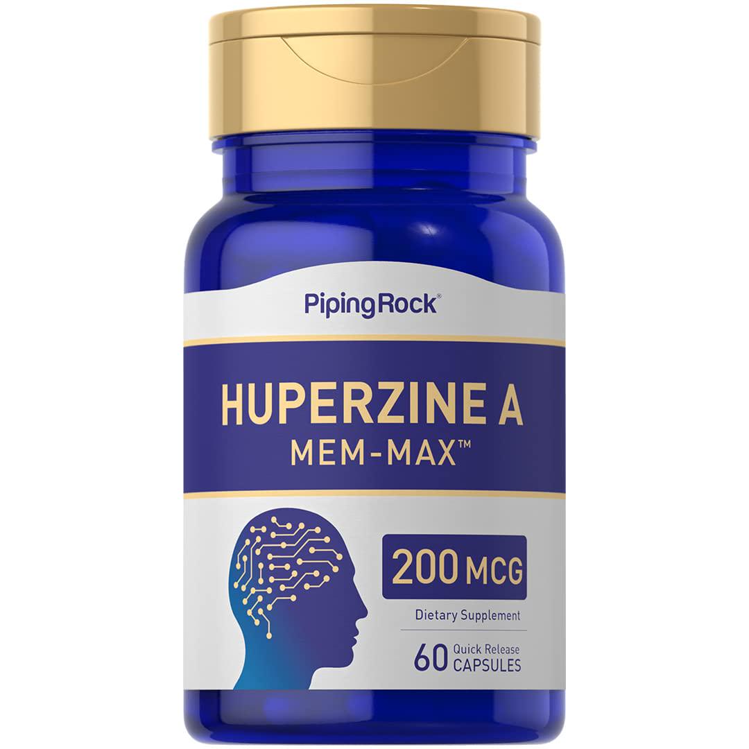 Гуперзин А Piping Rock Huperzine A MEMMAX 200 mcg 60 quick release capsules