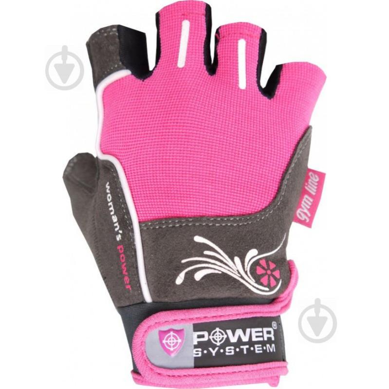 Перчатки для фитнеса и тяжелой атлетики Power System Woman’s Power PS-2570 XS Розовый (PS-2570_XS_Pink)